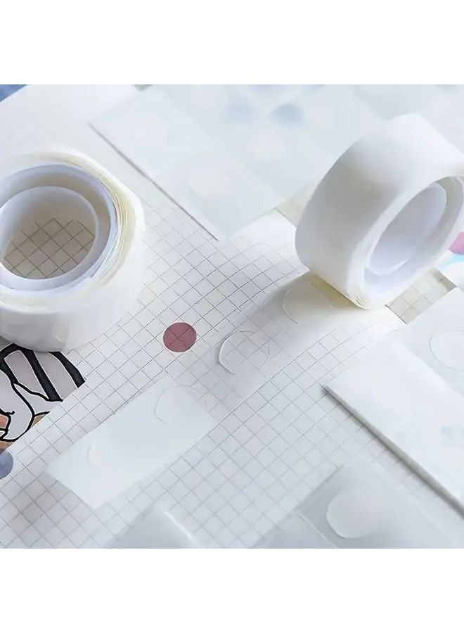 6 Rolls Transparent Dot Double Sided Tape No Residue Wall Safe for DIY Crafts Decor - Image 5